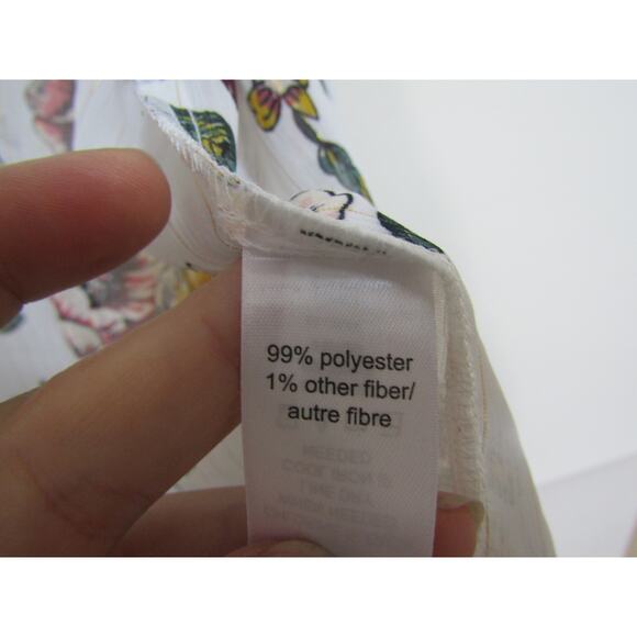 Maurices Floral Wrap Cover Top Womens sz S/M Boho Cottagecore Whimsical Kimono - Picture 6 of 6